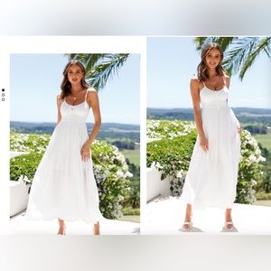 Hello Molly white maxi